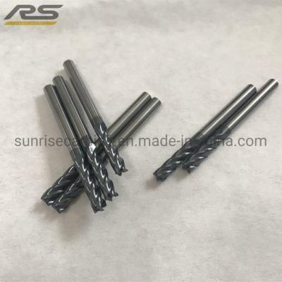 Tungsten Cemented Carbide 3 Flutes Endmill