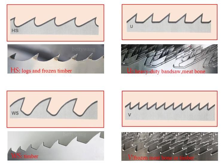 Hight Quality Carbon Bandsaw Blades for Cutting Frozen Meat and Bone