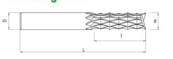 Wholesaler Tungsten Carbide Corn Milling Tool for Aluminum