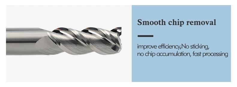 2/3 Flutes Solid Carbide Milling Tool Cutter for Aluminum