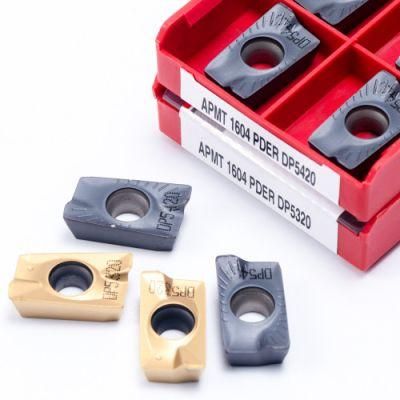 Apmt1135 Apmt1604 Steel Cutter CNC Carbide Milling Insert for Hard Steel Apmt