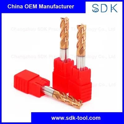 Wholesale Solid Carbide Roughing and Finishing Milling Square Flat End Mill