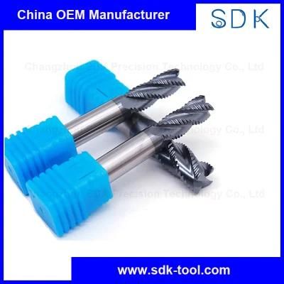 Carbide 3 Flutes Uncoated Roughing End Mills China Manufacturer