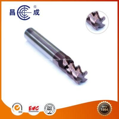 Coated Ticn Spiral Tooth 4 Flutes Solid Carbide End Mill