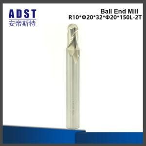 2 Flute Ball End Mill Cutting Tool HSS Milling Cutter