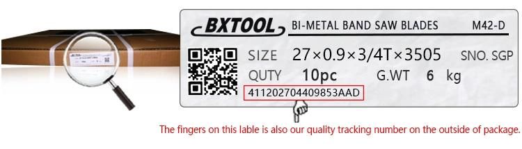 M42 HSS 13*0.6mm Bimetal Band Saw Blade Cutting Low Carbon Steel and Hard Wood