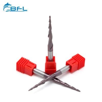 Bfl Carbide Taper Ball Nose Endmill Milling Tools for CNC Taper Endmill CNC Cut Bit Solid Carbide End Mill