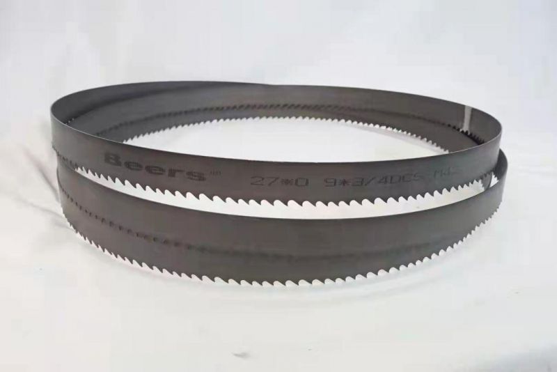 27*0.9*3620*5/8t Bimetal Band Saw Blade with The Best Cutting Effect