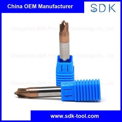 Carbide Tungsten Cutter Corner Rounding End Mills for Steel