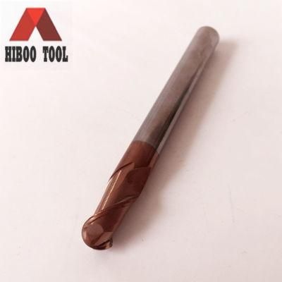 Hiboo HRC55 Tisin Coated Long Shank Ball Machine Tool