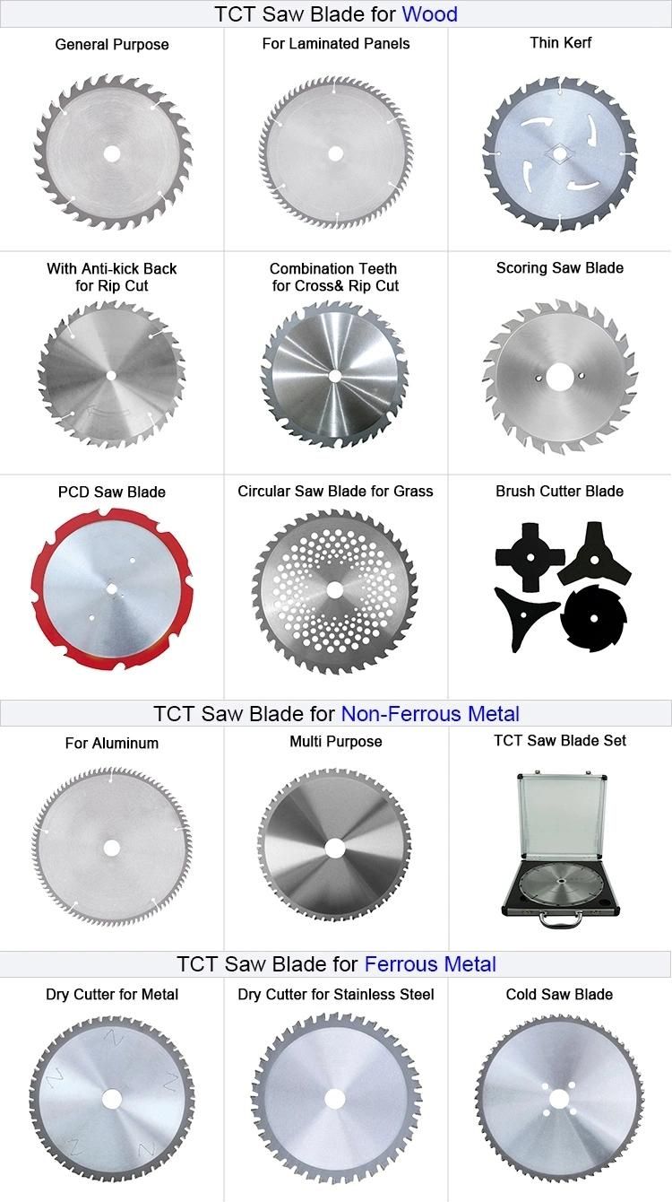 Aluminium Cutting Tct Circular Saw Blade with Good Quality