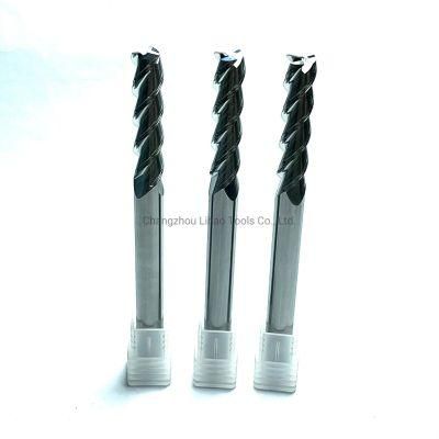 HRC55 3 Flutes Solid Carbide Flat Router Bit for Aluminum