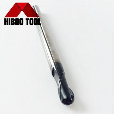 Long Shank 2f Carbide Ball Nose Metal End Mills