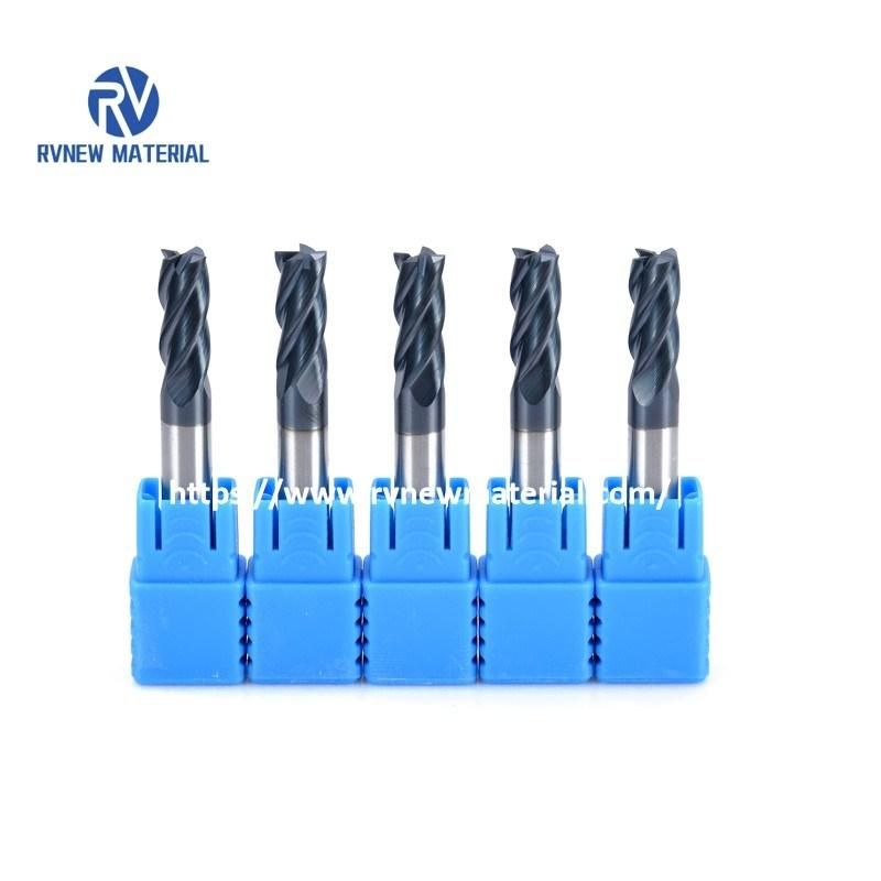 4 Flute CNC Cemented Carbide Square End Mill Cutter for Aluminium