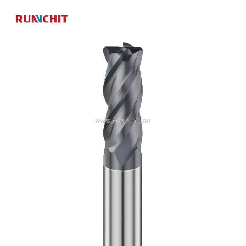 55HRC 4 Flutes Cemented Carbide Square End Mill with Coating for Mindustry Industry Materials High Die Industry (DRB0305Z) 