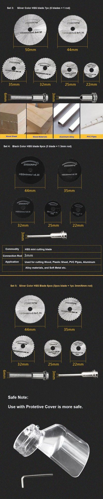 Great Master HSS Circular Saw Blades for Metal Plastic PVC Wood