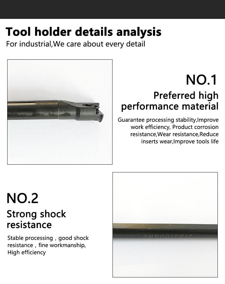 Seno CNC Lathe Internal Threading Turning Tool Holder Snr0010K11