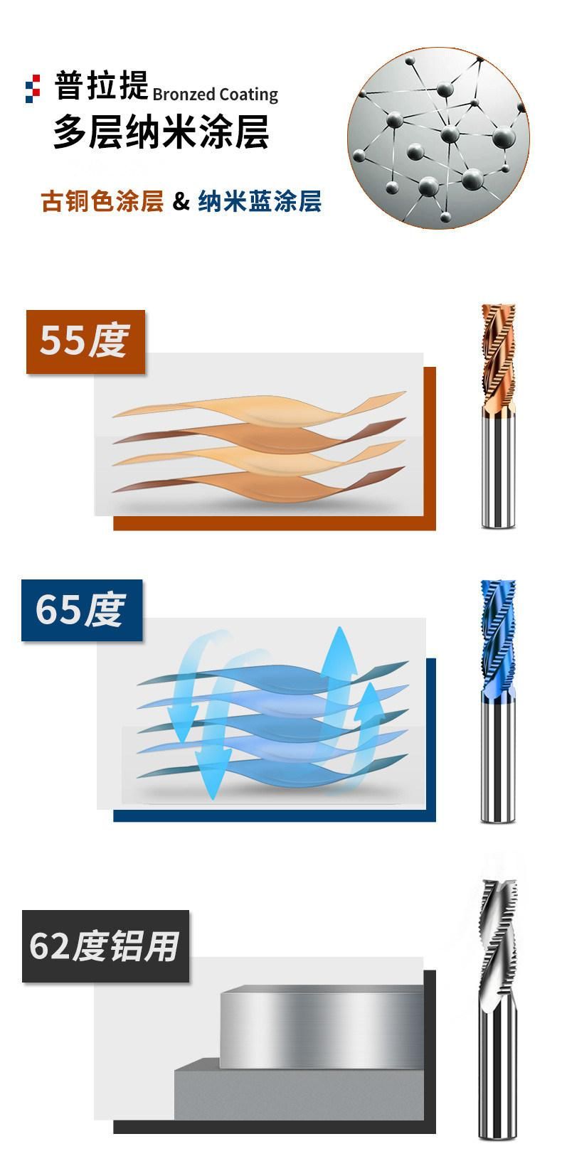 Carbide 3 Flute CNC Endmill