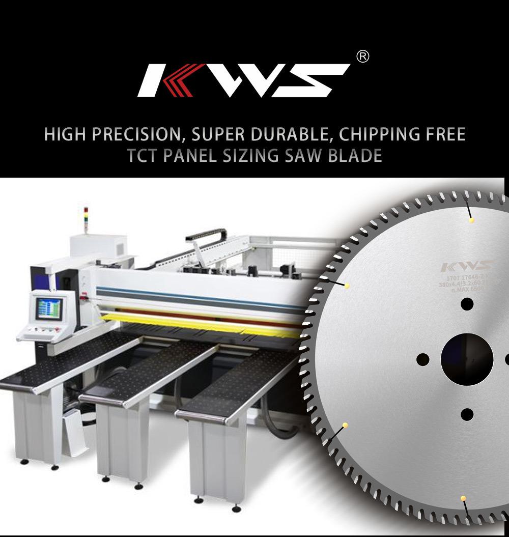 Kws 380mm Wood Cutting Panel Sizing Saw Blade with Carbide