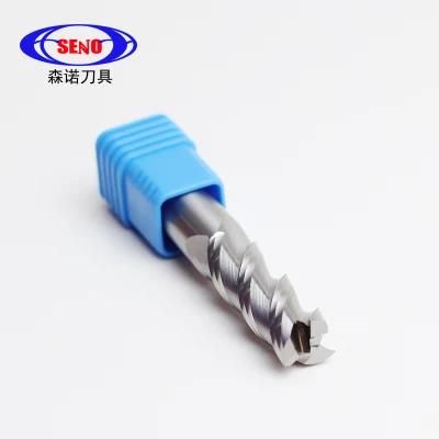 HRC45 Solid Aluminum End Mill Tool for Aluminium Finishing Polish D1 D2 D3 D4 D5 D6