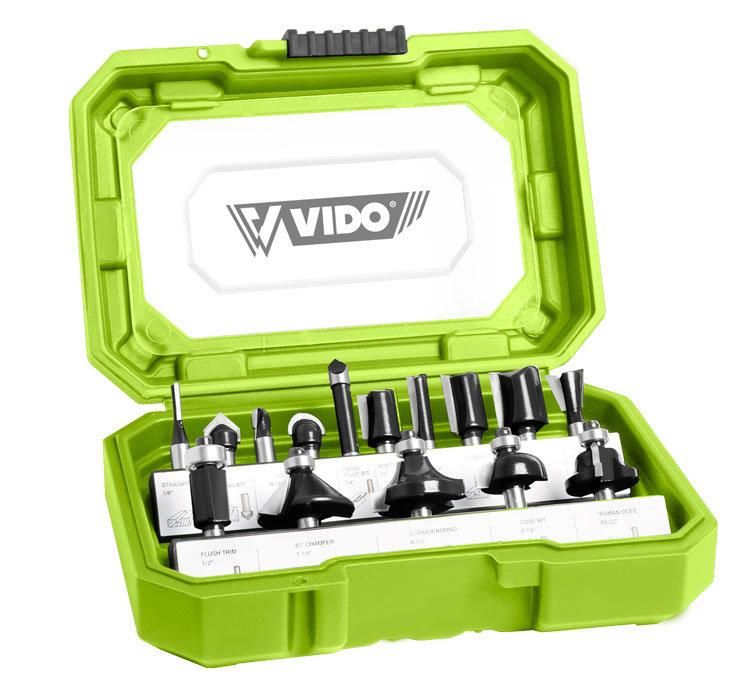 Vido Woodworking Milling Cutter Router Bits Set