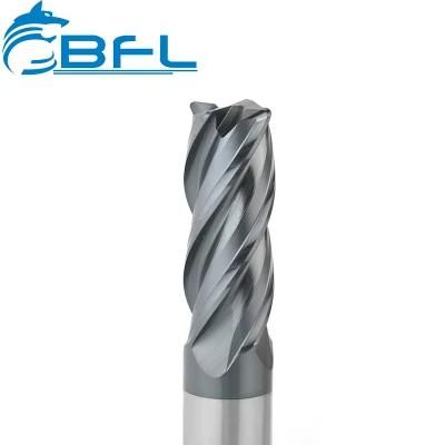 Bfl CNC Fresas Carbide 4 Flutes Milling Cutter Corner Radius End Mill