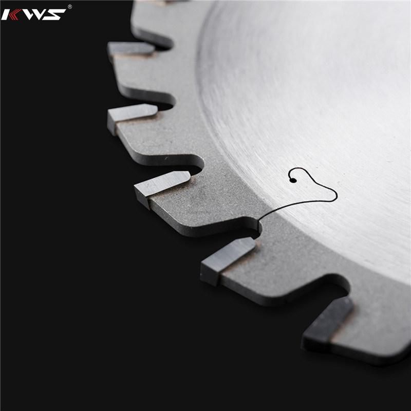 Kws Tct Saw Blade Conical Scoring Saw Blade Hard Tungsten Carbide Alloy Saw Blade