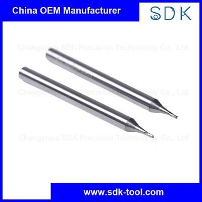 China OEM Manufacturer Micro Solid Carbide Ball Nose End Mills for Gold