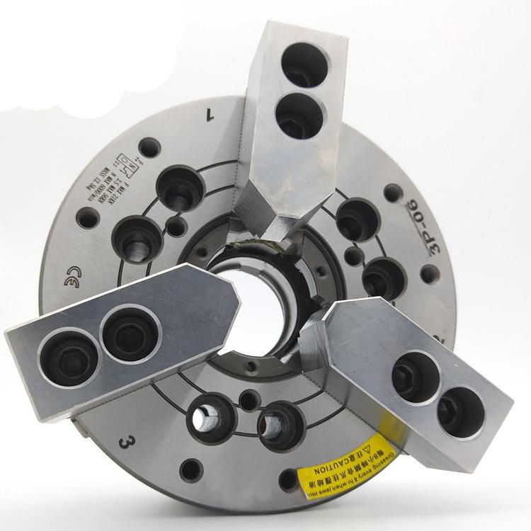 Taiwan 3 Jaw Through Hole Hollow Hydraulic Chuck 5′′6′′8′′10′′12′′ Three Jaw Chucks for Milling Machine Slotting Head