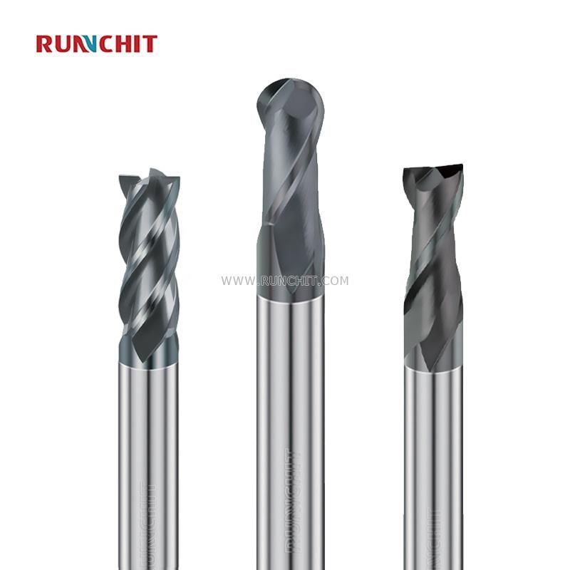 CNC Ballnose Bit Solid PCD Radiou Ballnose Milling Cutter Carbide Ball Nose End Mill Cutter for Mindustry Industry Materials High Die Industry (dB0602) 