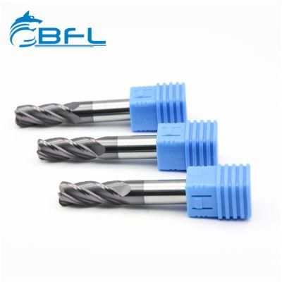 Bfl Solid Carbide 4 Flutes Bull Nose End Mill