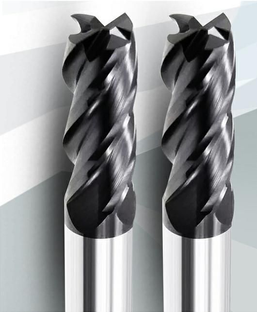 10% Discount Fresa CNC 45/55/63/65 HRC 2/3/4 Flute Square Flat Ball Nose Corner Radius Milling Cutter Cutting Machine Tool Tungsten Solid Carbide End Mill