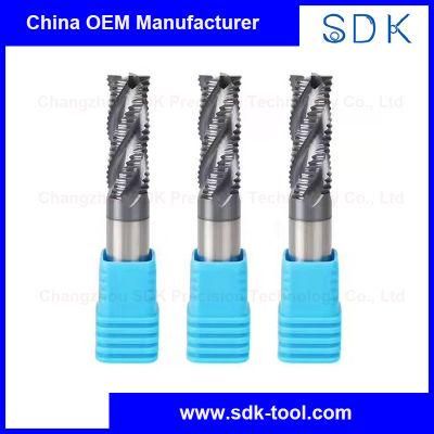 4 Flutes Solid Carbide Roughing End Mills for Steel Milling