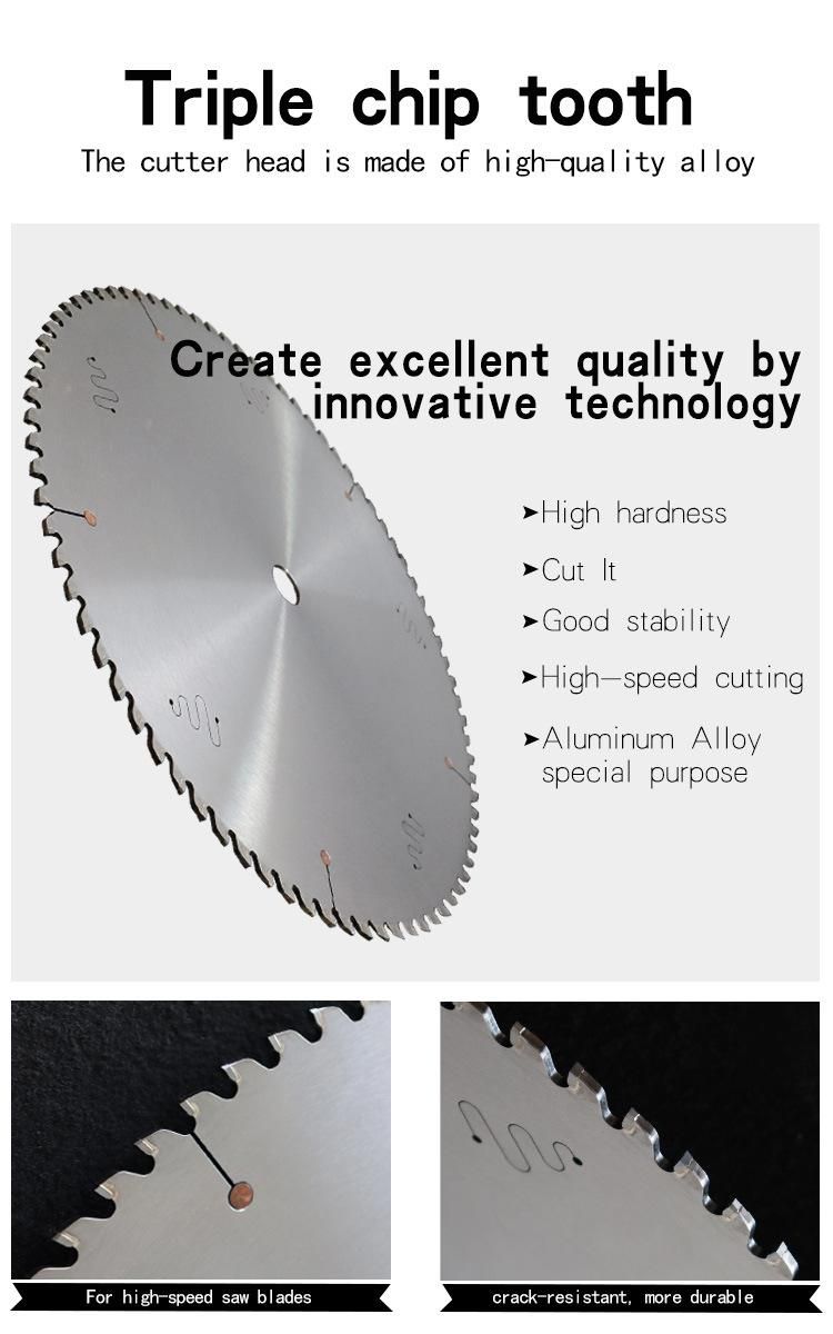 Wholesale 500mm Tct Carbide Round Cut Saw Blade for Aluminum Cutting