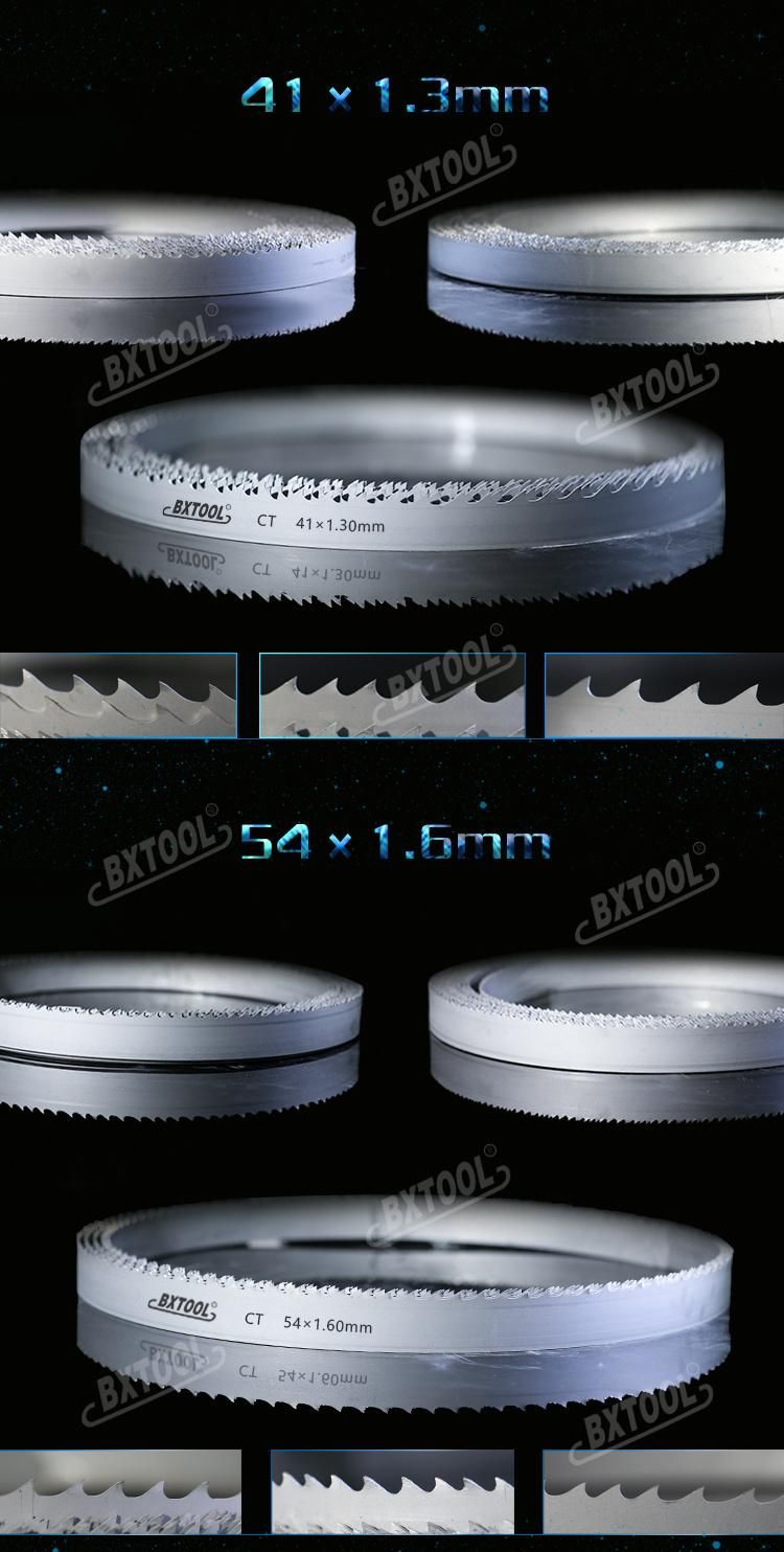 27*0.9*3t Non-Setting Tooth Carbide Tipped Band Saw Blades Cutting for Aluminium, Hard Wood