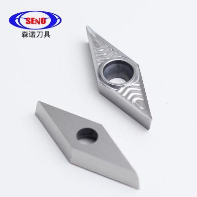 Vcgt110304 CNC Lathe Tungsten Carbide Knife Cutting Tools Machining for Aluminum Cutting