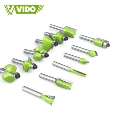 Vido 1 2 Pieces Wood Router CNC Bits Woodworking Set