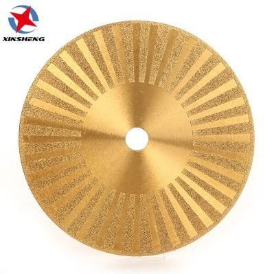 Pilihu Coated Electroplated Turbo Diamond Disc Granite Saw Blade for Granite Marble Cutting