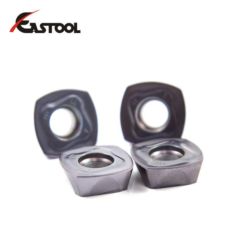 High Hardness Sdmt150512-Jw Indexable Milling Inserts for High Feed Milling Lathe Cutting Tools