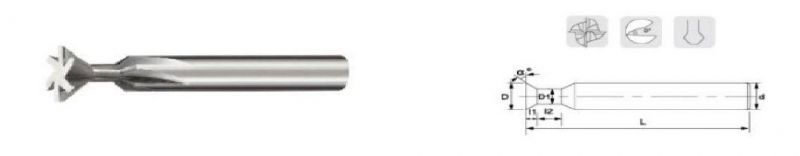 Metal Straight Groove Milling Cutter with Oxidation Resistance and High Temperature Resistance