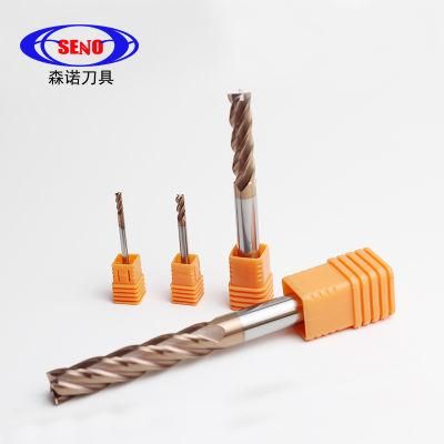 CNC Carbide Tools D4 D6 D8 D10 Square HRC55 Carbide Endmills Milling Cutter