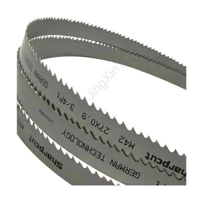 27X0.9mm OEM M42 HSS Bimetal Band Saw Blade with Cutting Speed Fast