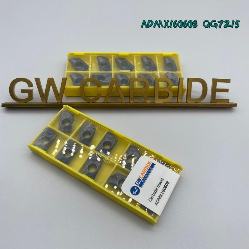 Gw-Carbide Solid Carbide Insert Admx160608 for Stainless Steel