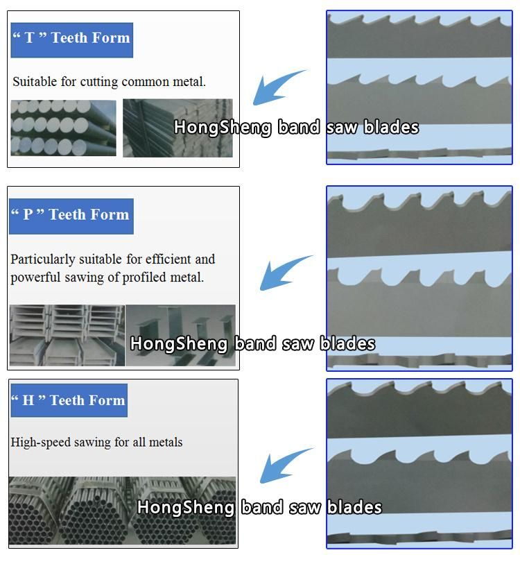 Factory Directly Bimetal M42 Band Saw Blades for Wood, Metal, Steel Cutting