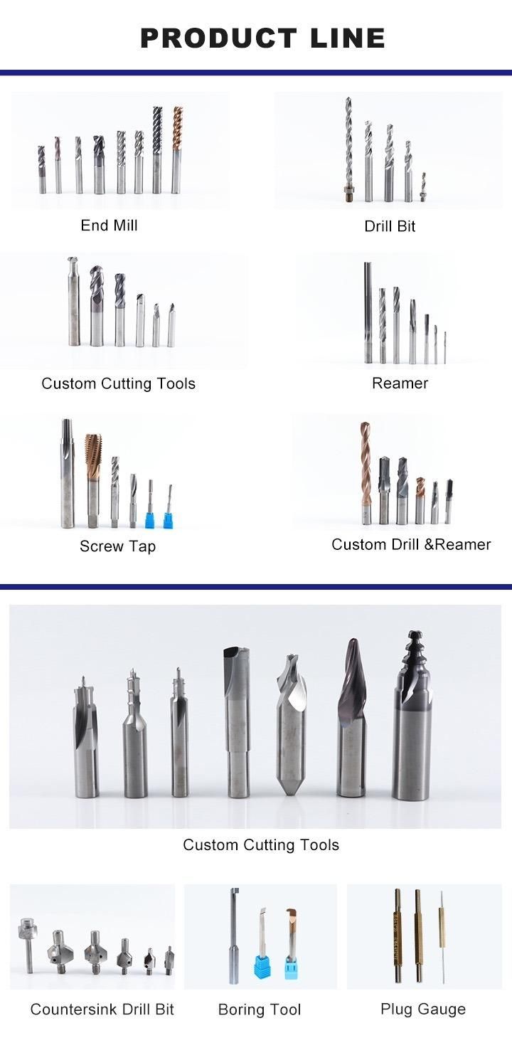 Solid Carbide Straight Slot Reamer with Inner Cooling Hole