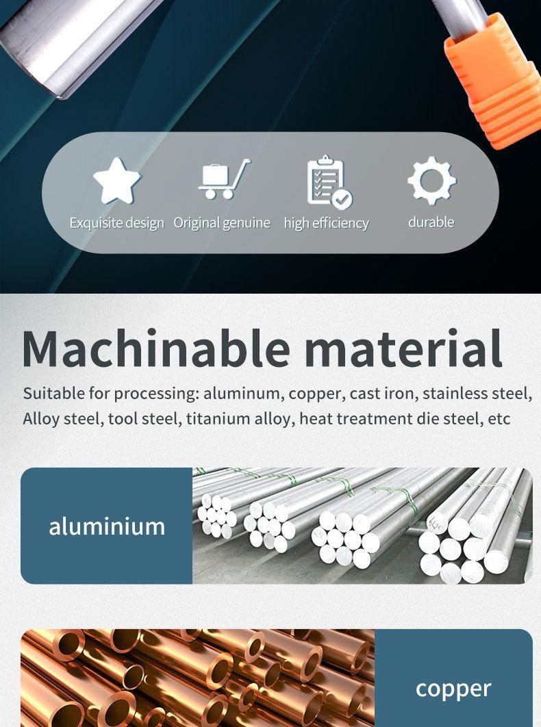 P1.0-4.5 CNC 55° Tungsten Carbide Single Flute Thread Milling Cutter P0.3-0.6 P0.5-0.8 P0.5-1.5 P0.75-2.0 P0.8-2.5 P1.0-4.0 Mill Mills Cutters HRC 65