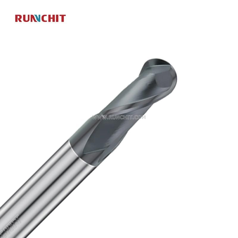 CNC Ballnose Bit Solid PCD Radiou Ballnose Milling Cutter Carbide Ball Nose End Mill Cutter for Mindustry Industry Materials High Die Industry (dB0202A) 