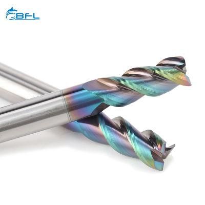 Bfl Carbide 3 Flutes End Mill Dlc Coating Aluminum End Mill