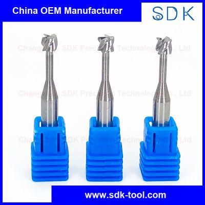 High Polishing Carbide T-Slot Customized 4 Flute End Mill for Aluminium