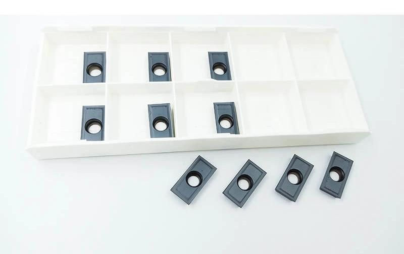 Square Shoulder Cemented Carbide Milling Inserts Apmt